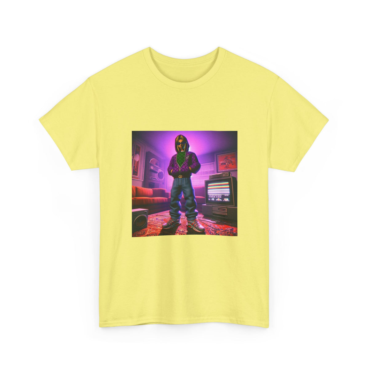 Y2K Style Character Chilling In A Room