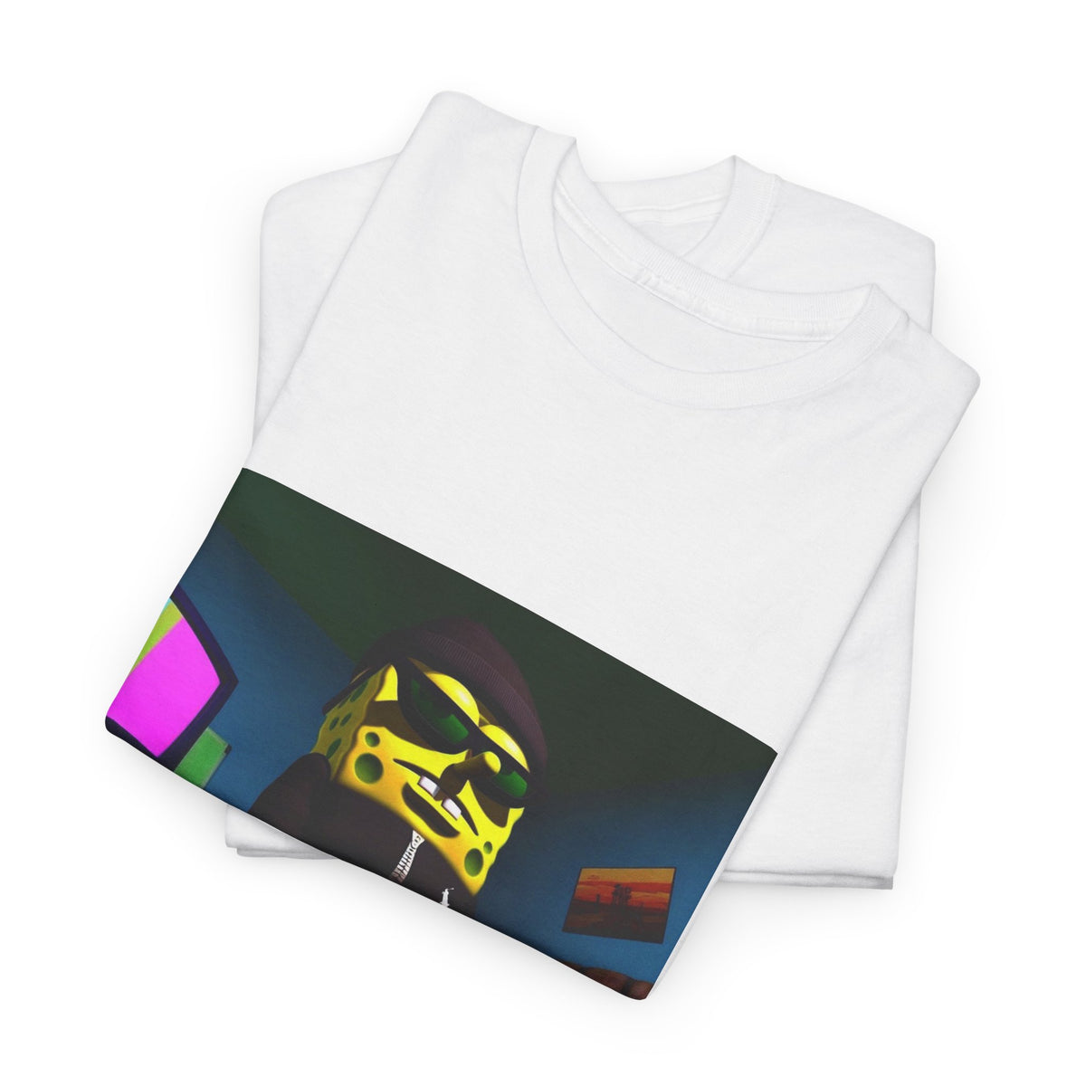 Blinged-Out Sponge Dude Chilling Tee