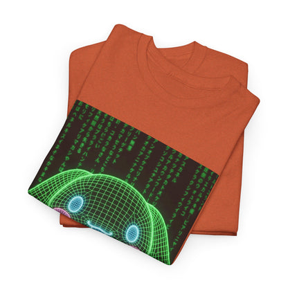 Wireframe Bunny Flips The Bird Tee