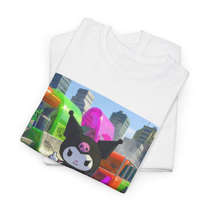 Skater Kuromi Giving The Finger Tee
