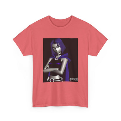 Pixelated Raven Standing Arms Crossed Tee