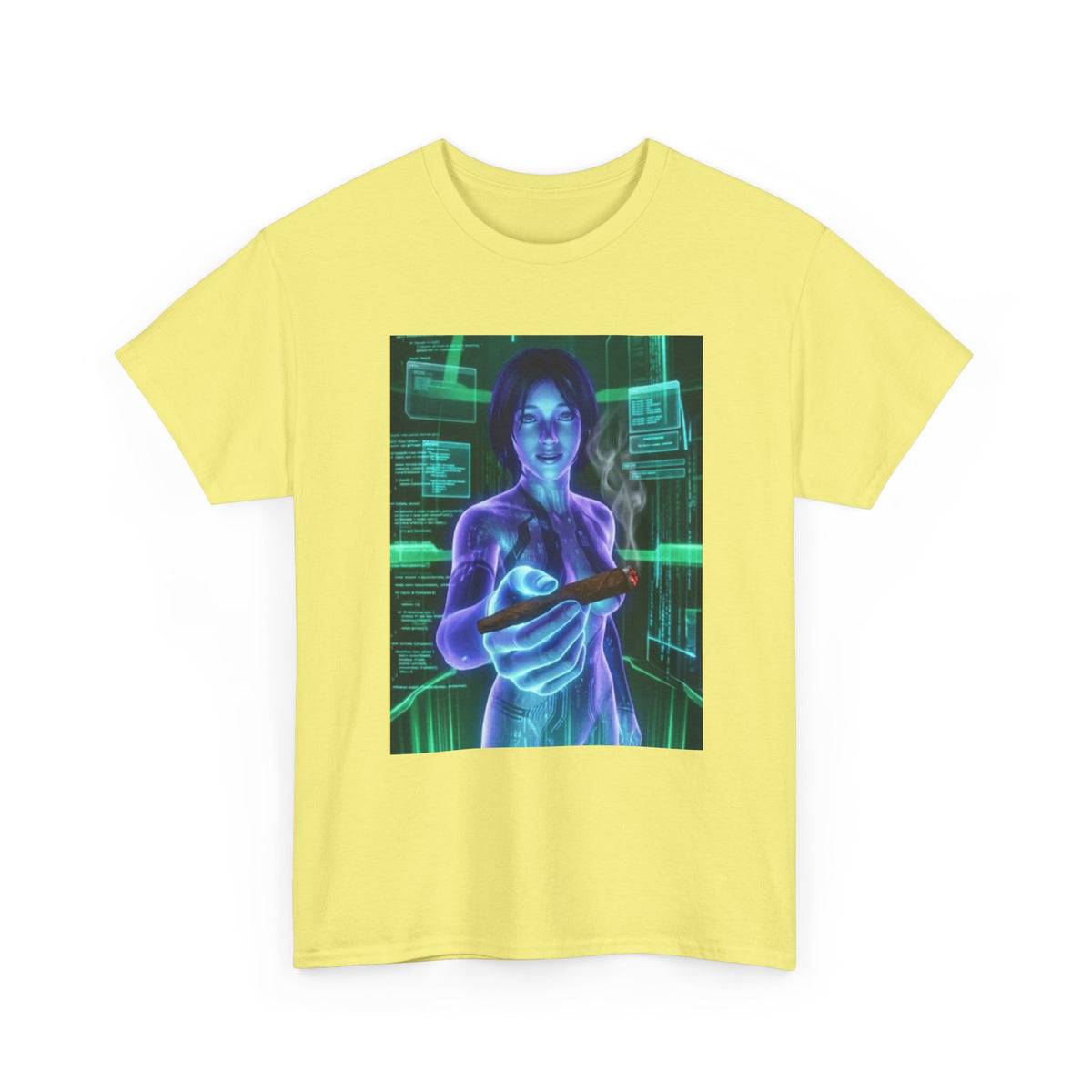 Hologram Goddess Offering You A Blunt