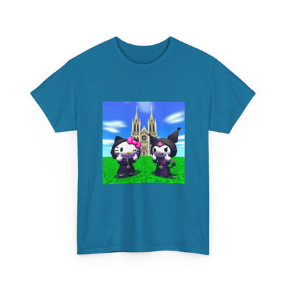 Goth Hello Kitty Kuromi Flipping Off Church