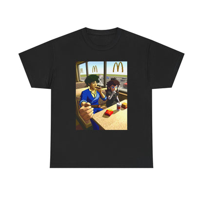 Spike Spiegel And Bowser Jr. Smoking Tee
