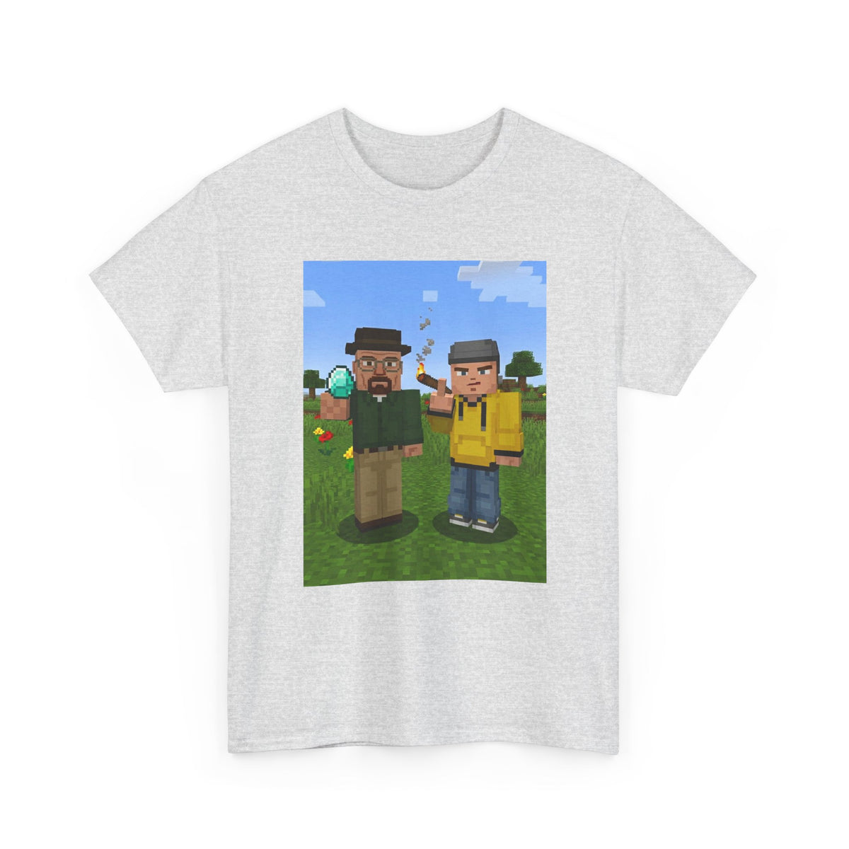 Blocky Chemist And Apprentice Smoking