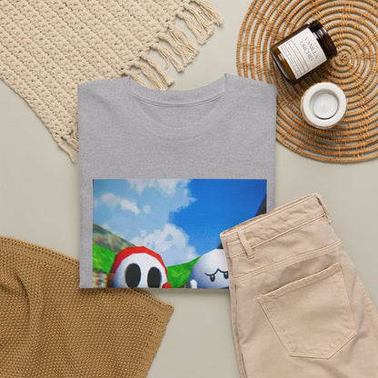 Shy Guy And Boo Flipping Off Tee