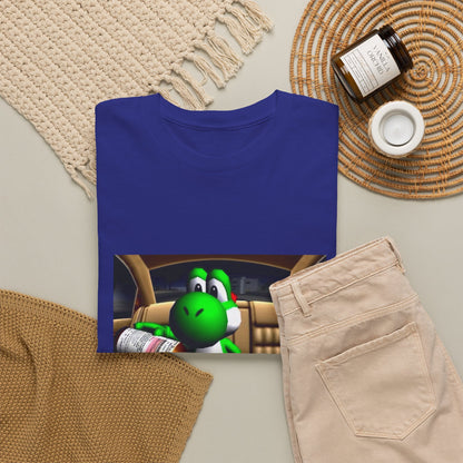 Yoshi Pouring Lean In Car Tee