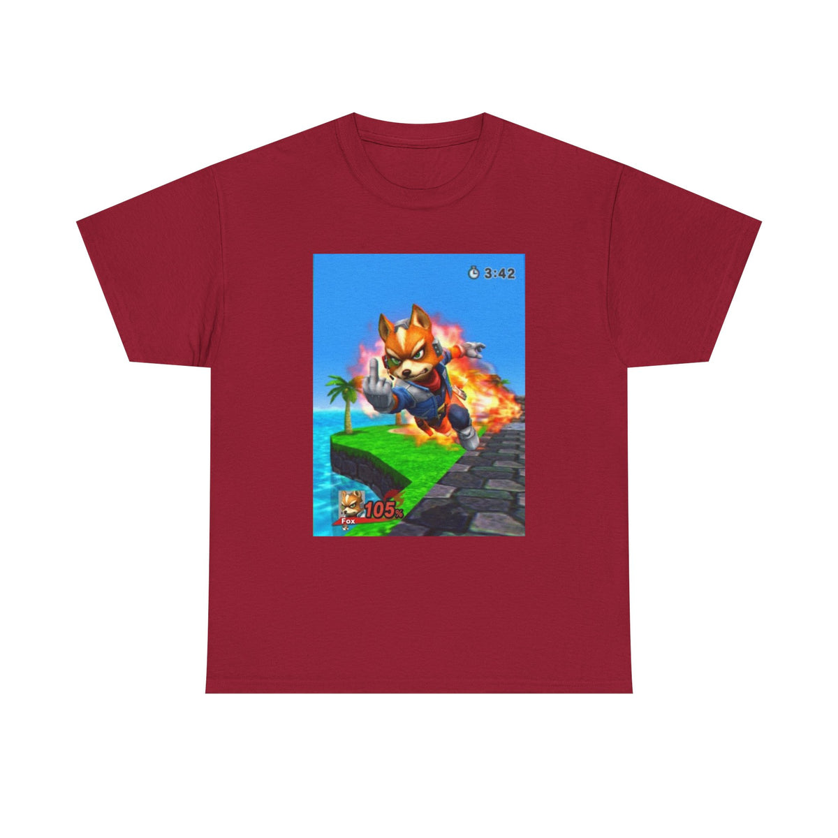 Fox McCloud Flipping The Bird Tee