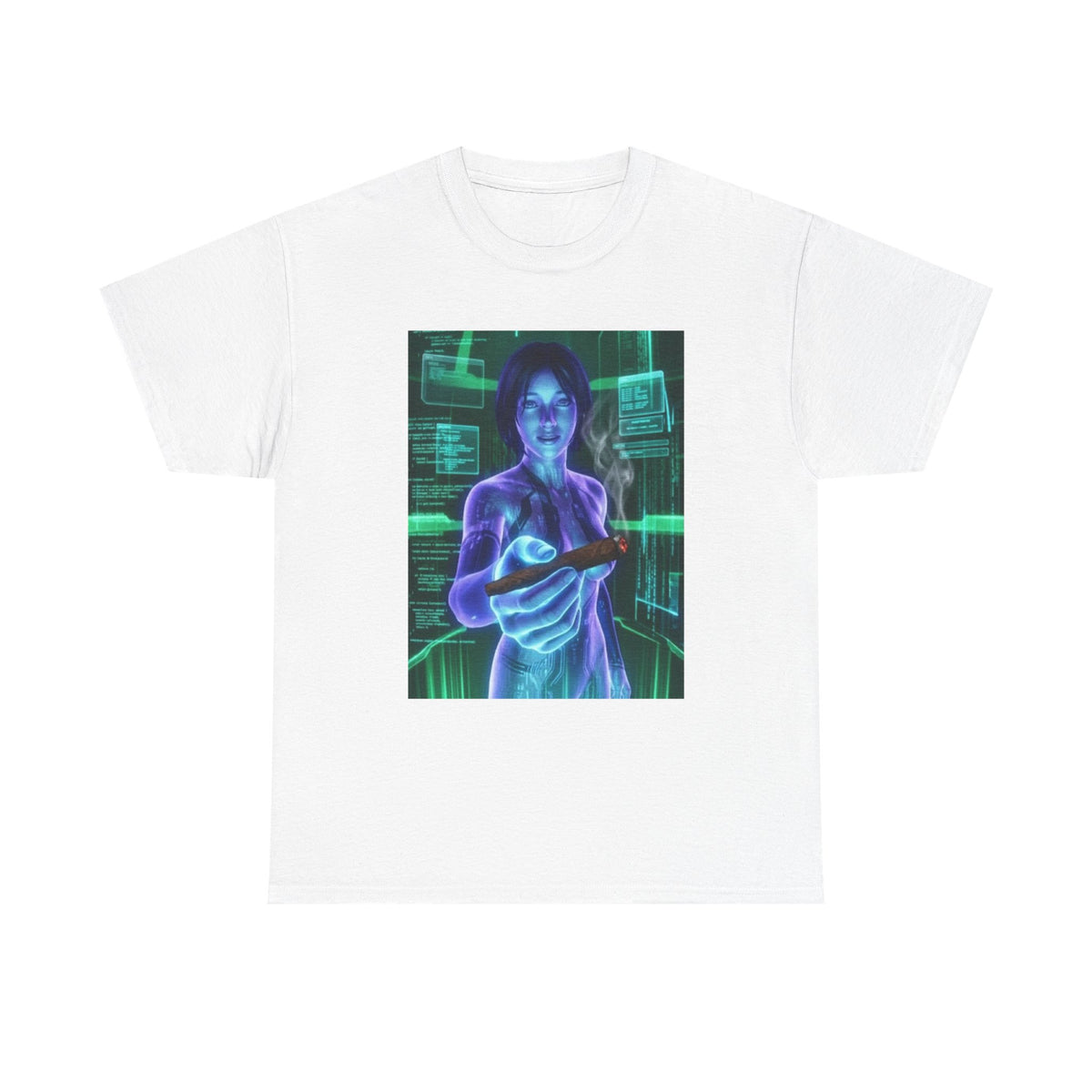 Hologram Goddess Offering You A Blunt