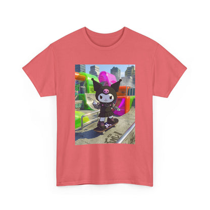Skater Kuromi Giving The Finger Tee