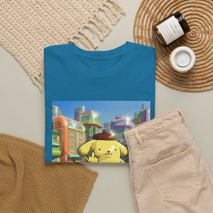 Pompompurin Flipping Bird Skate Park Tee