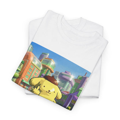 Pompompurin Flipping Bird Skate Park Tee