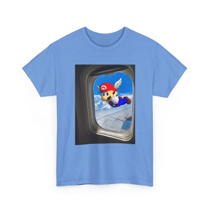 Winged Mario Flipping The Bird Tee