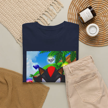 Shadow The Hedgehog Flipping The Bird Tee
