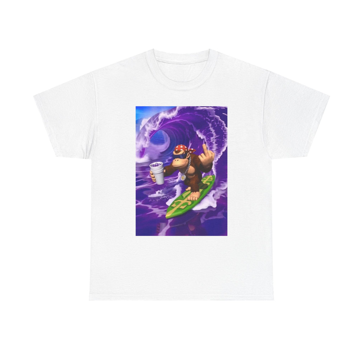 Lit Surf Monkey F*** Off Tee