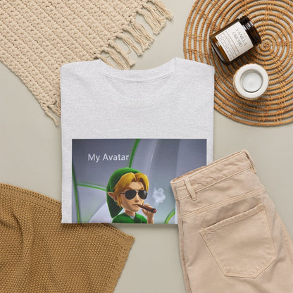 Stoner Link Xbox Avatar Puffing Blunt Tee