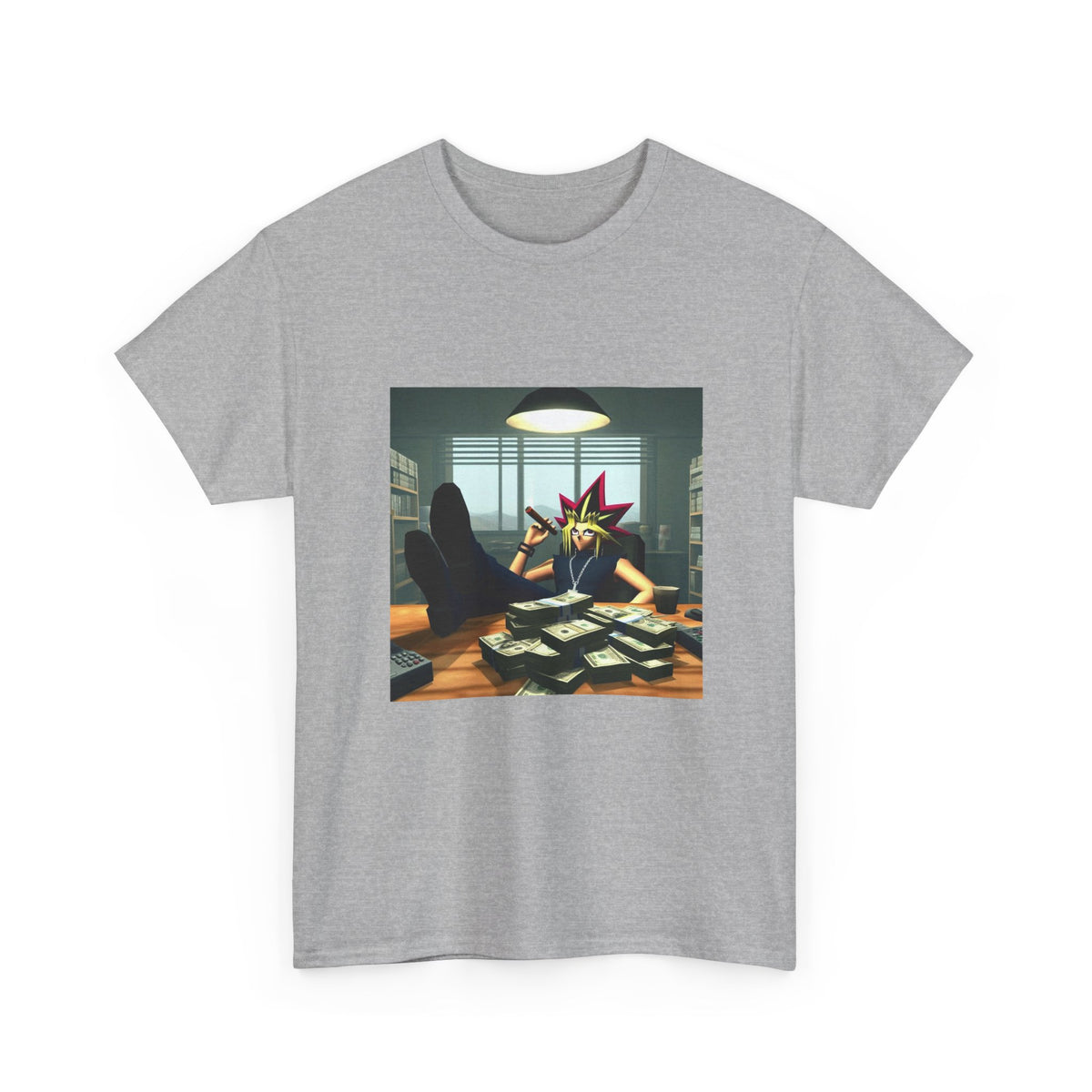 Money Face Grinning On Tee