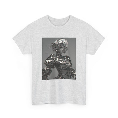 Liquid Chrome Abstract Tee