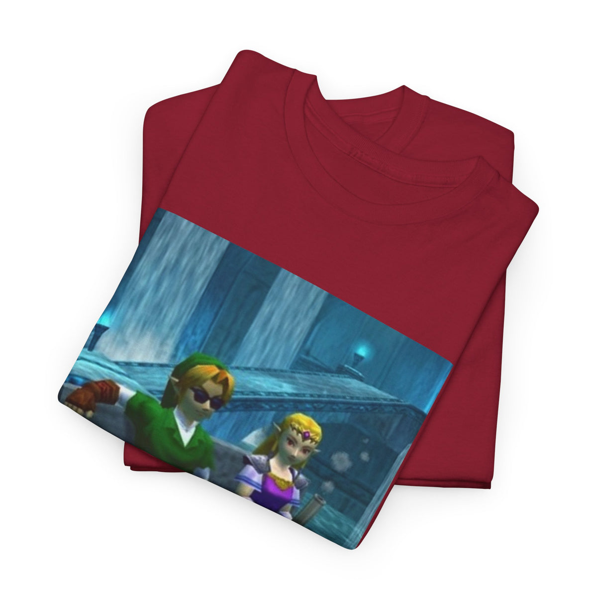 Link And Zelda Chilling In Zora's Domain