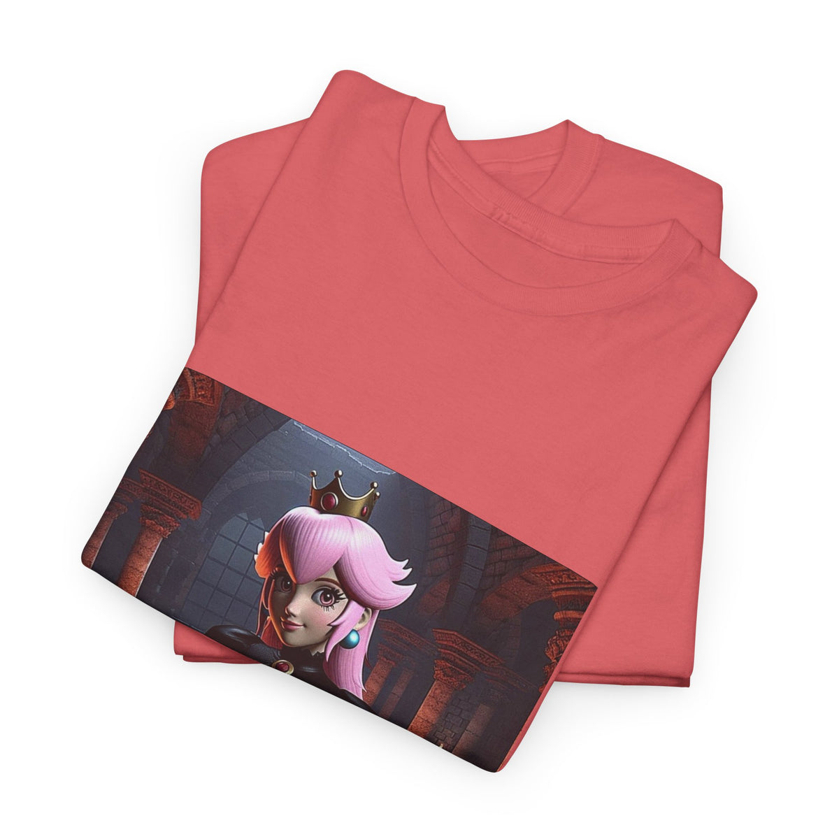 Gothic Peach Amidst Molten Lava