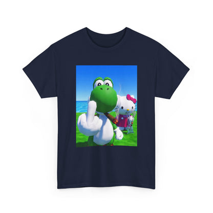Yoshi Giving Finger And Hello Kitty Bong Rip