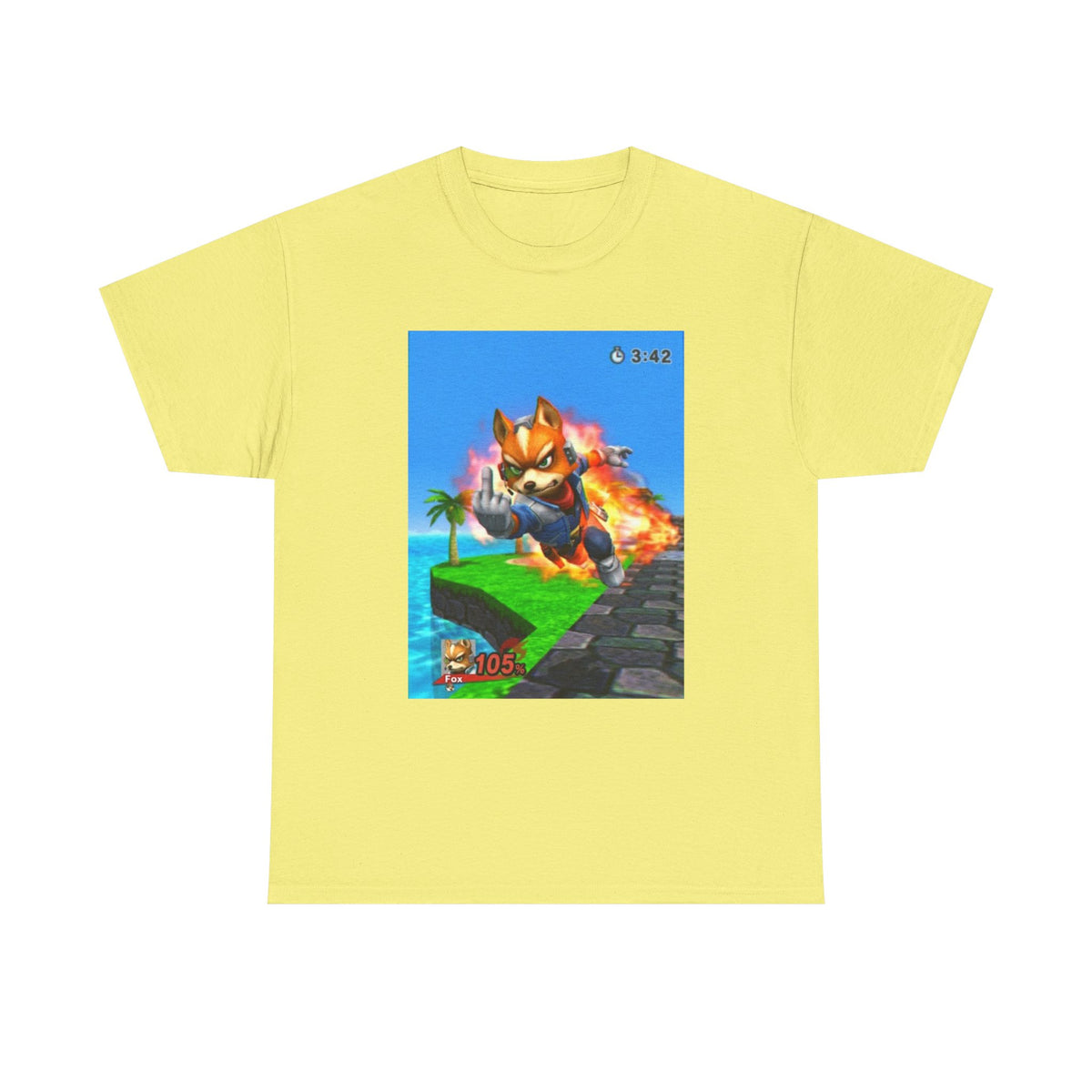 Fox McCloud Flipping The Bird Tee