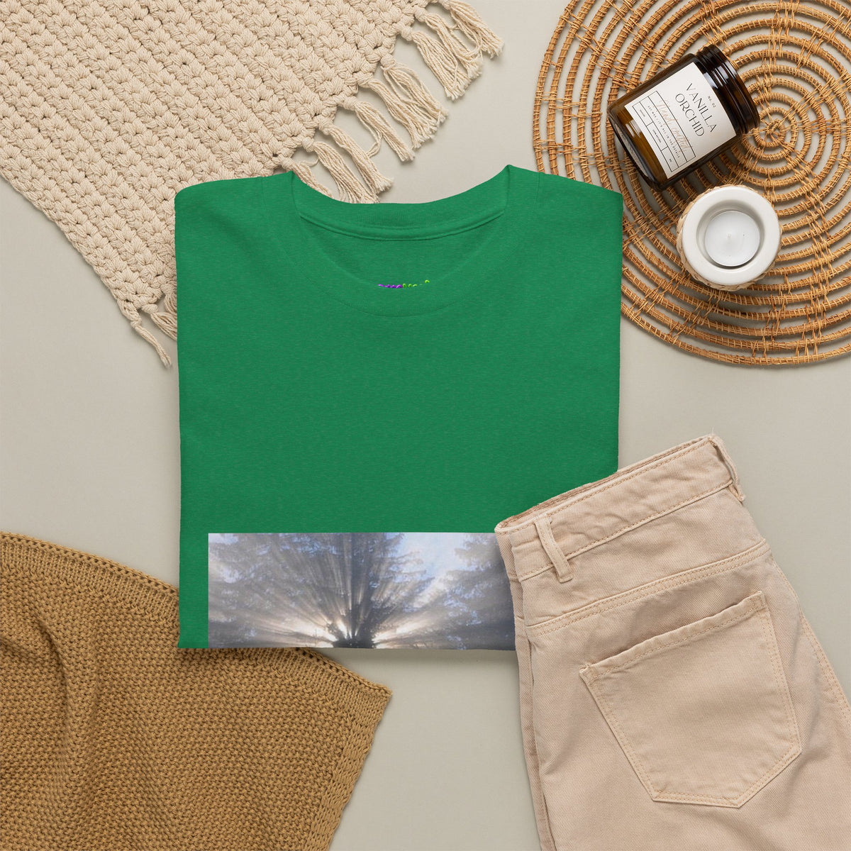 Neon Leaf Dream Graphic Tee