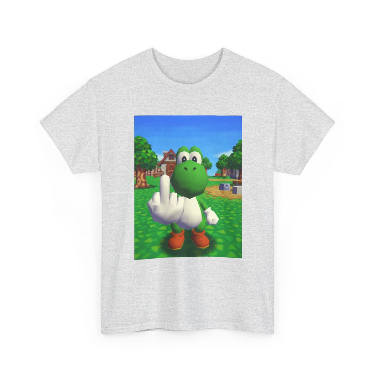 Yoshi Giving The Finger On A Tee