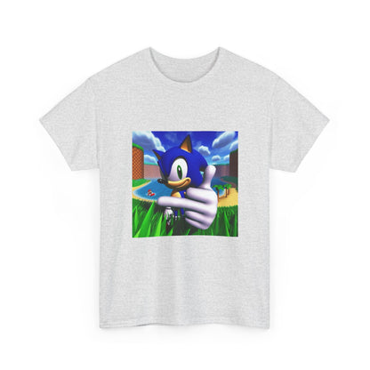 Sonic Giving Thumbs Up With Mario