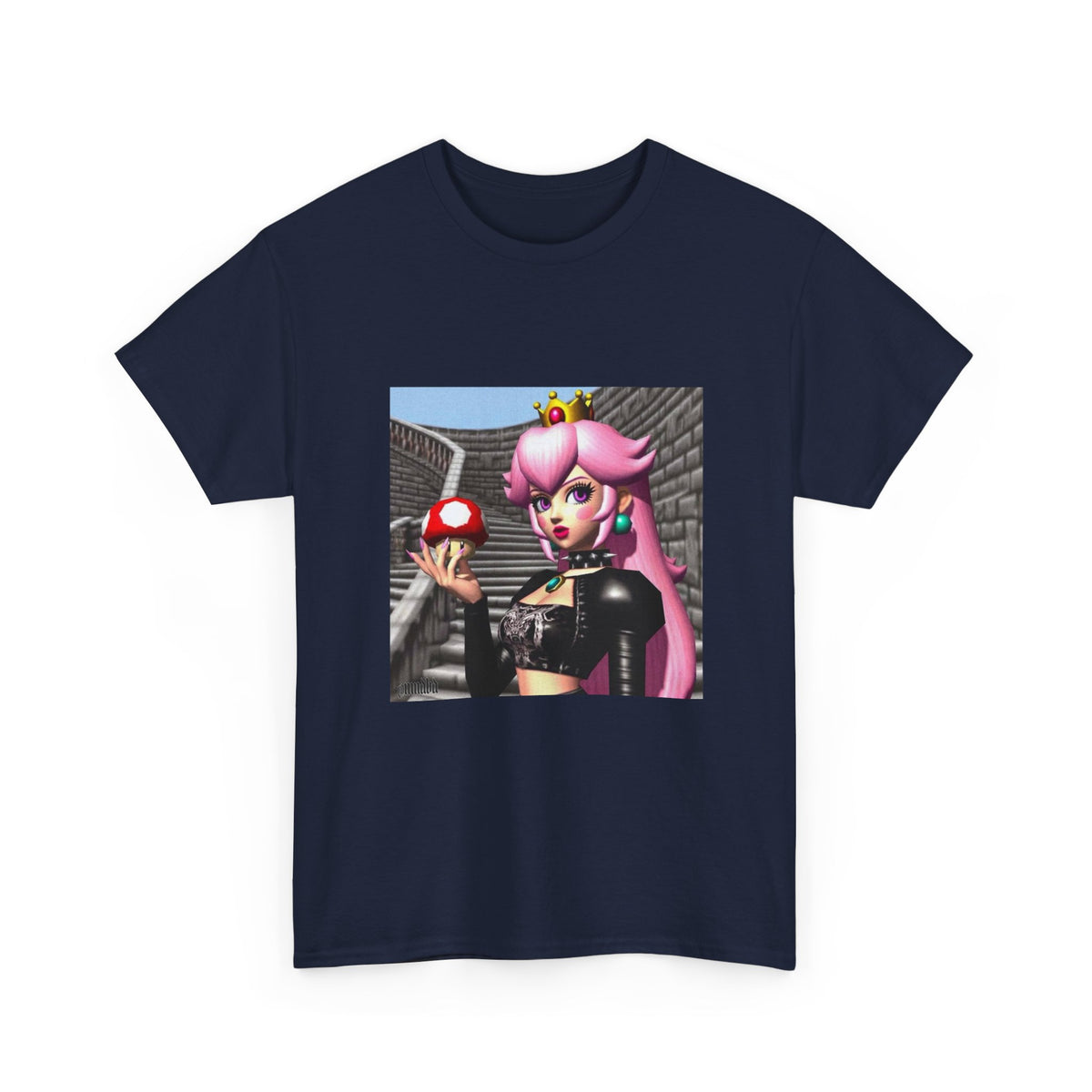 Gothic Princess Peach With Mushroom Tee
