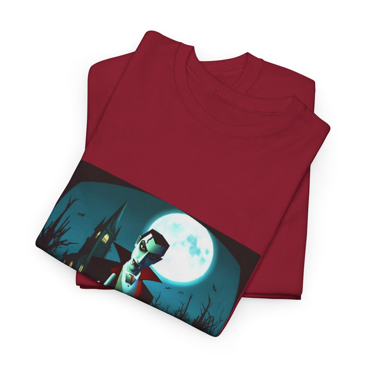 Vampire Giving The Finger In Cemetery Tee
