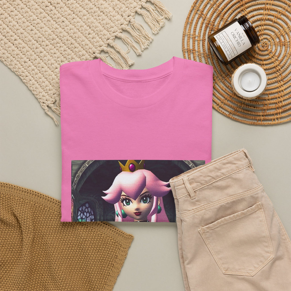 Goth Princess Peach In The Castle Tee