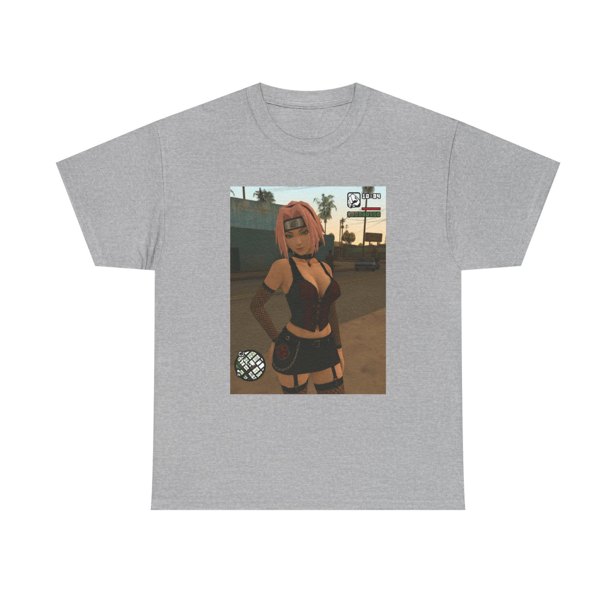 Sakura Haruno In GTA Style Tee