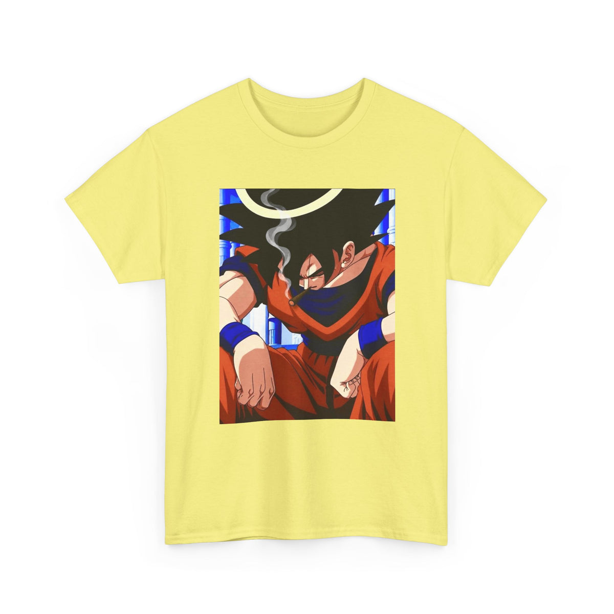 Goku Chilling With A Halo Blazin' Tee