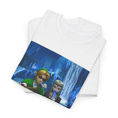 Stoner Link and Zelda Chillin' in Zora's Domain