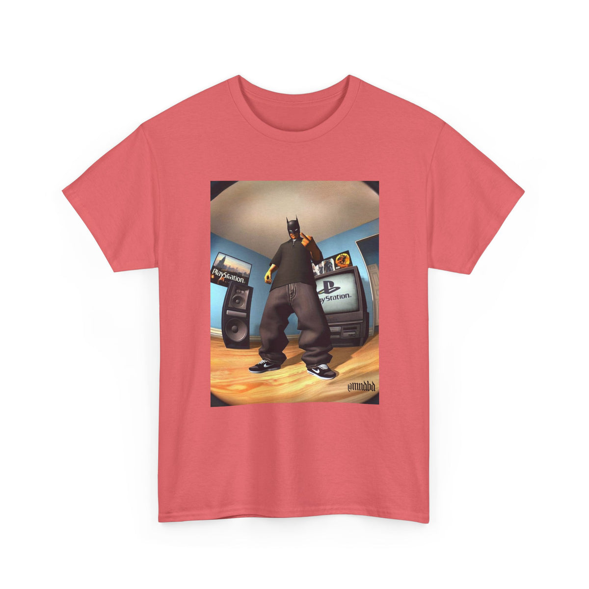 Gamer Batman Flipping Off In His Room