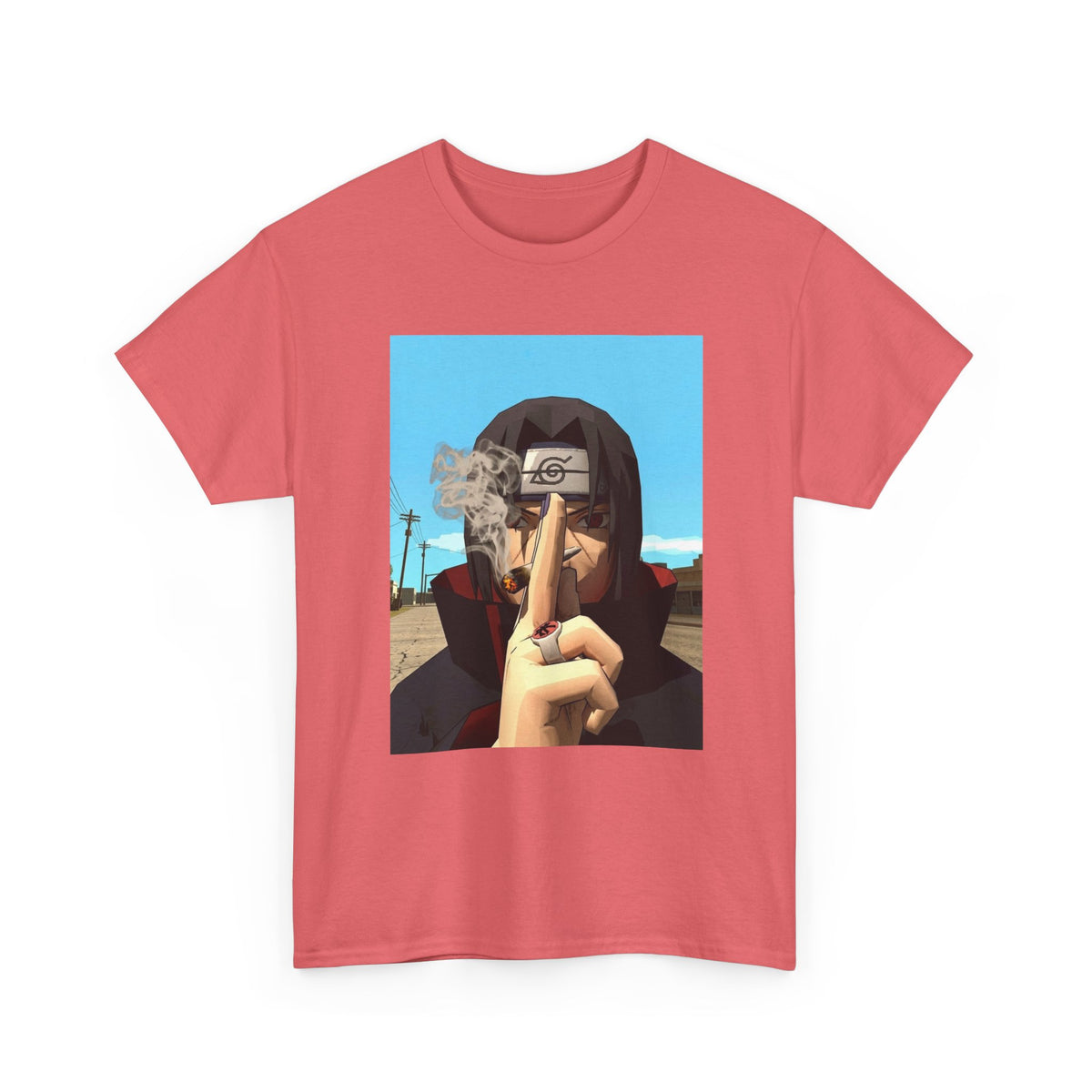 Itachi Uchiha Smoking Cigar Streetwear Tee