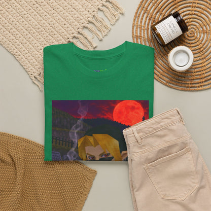 Mystic Green Canvas Graphic Tee
