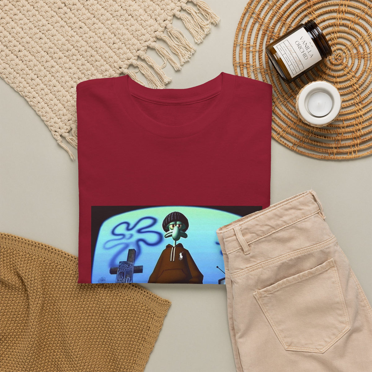 Drip Squidward Chilling In His Pad Tee