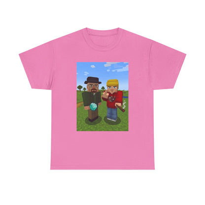 Pixelated Duo In The Green Field Tee