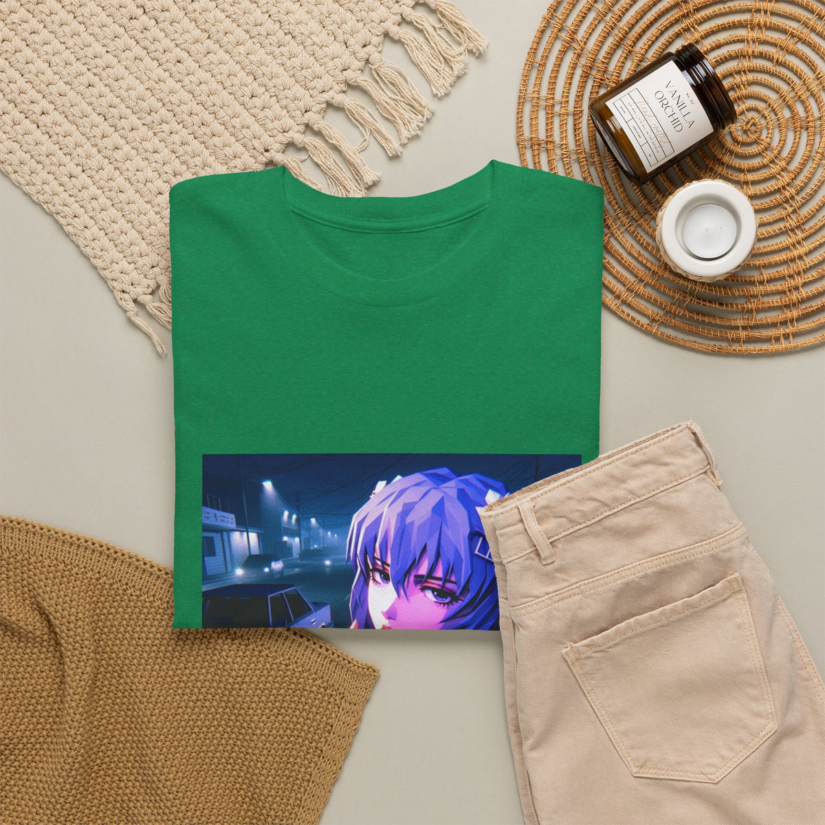 Rei Ayanami Riding GTA Streets Tee