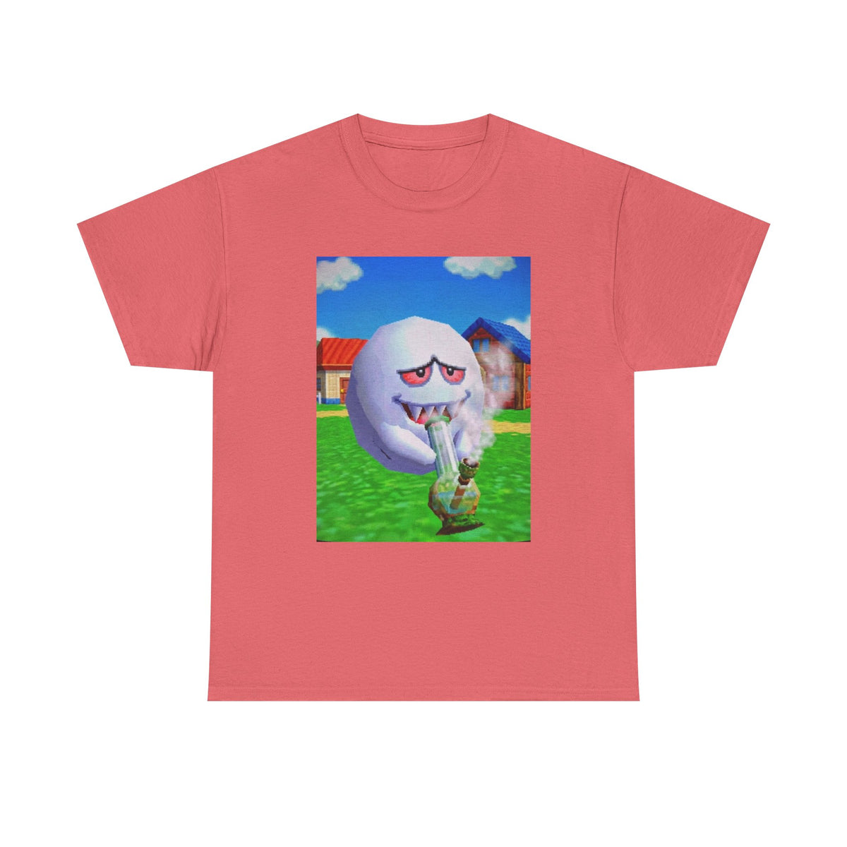 Boo Ghost Taking A Bong Rip Tee
