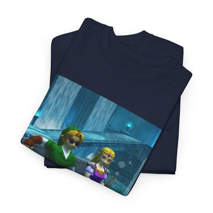 Link And Zelda Chilling In Zora's Domain