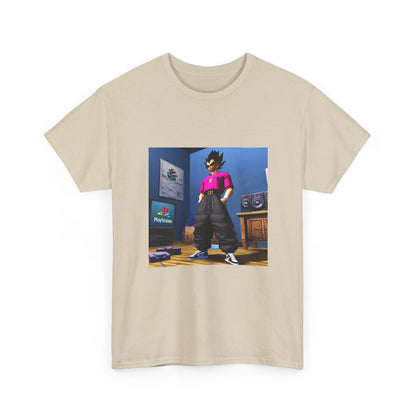 Y2K Vegeta Chilling With PlayStation Tee