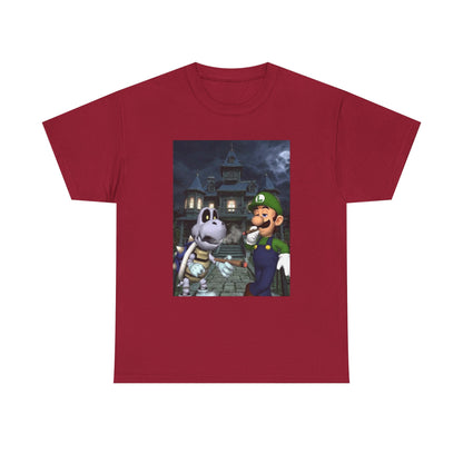 Luigi and Dry Bones Hotboxing Haunted Mansion Tee