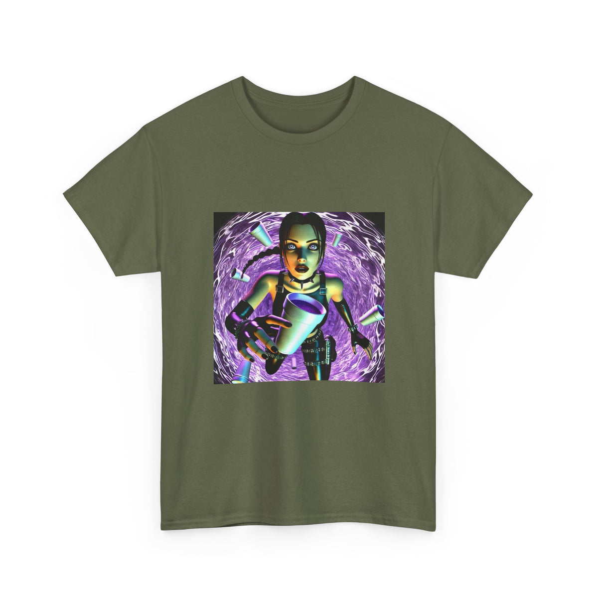 Digital Drip II Abstract Design Tee