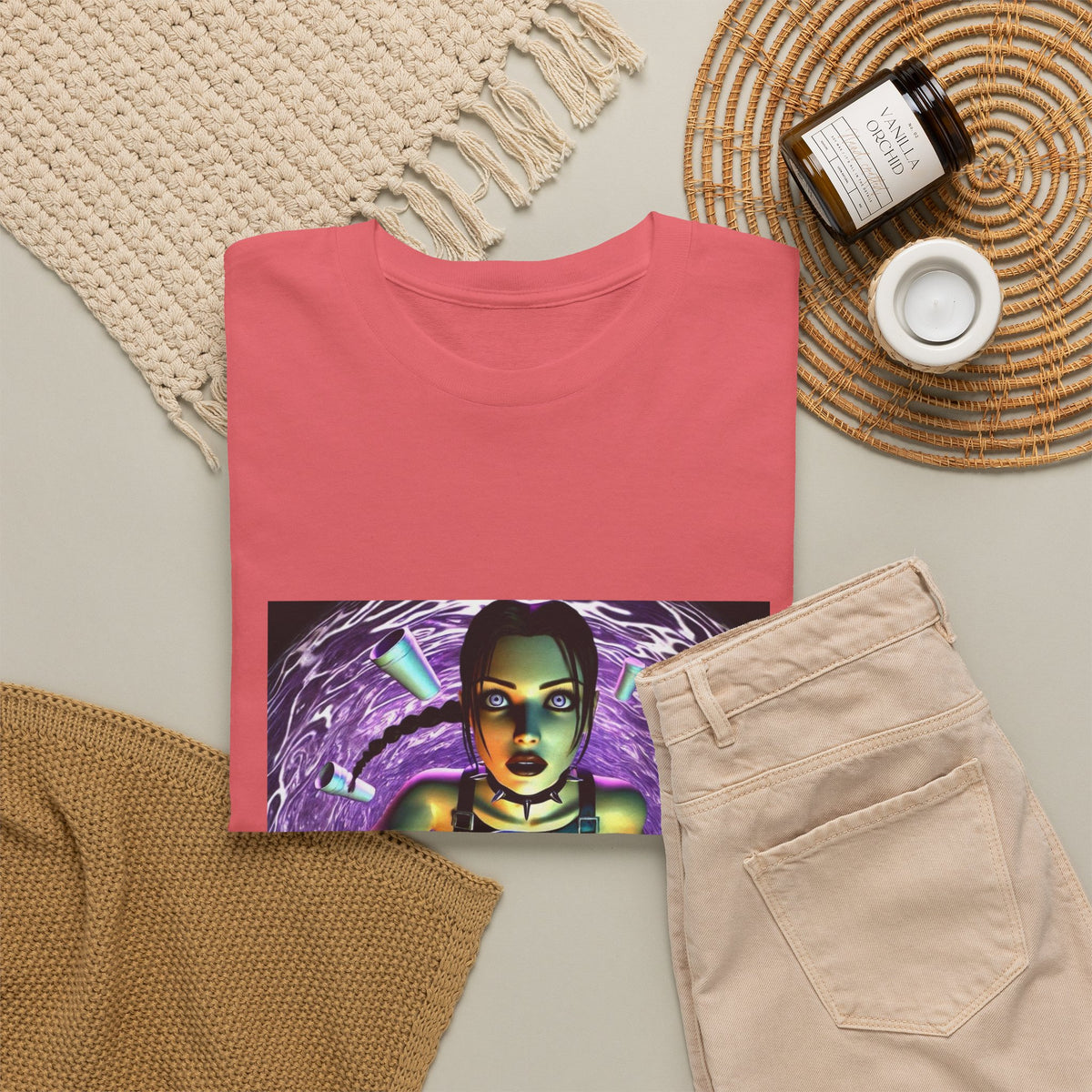 Digital Drip II Abstract Design Tee