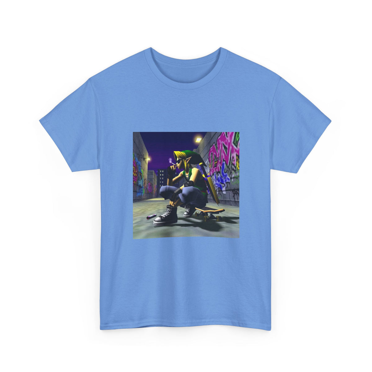 Edgy Link Smoking In Alley Tee