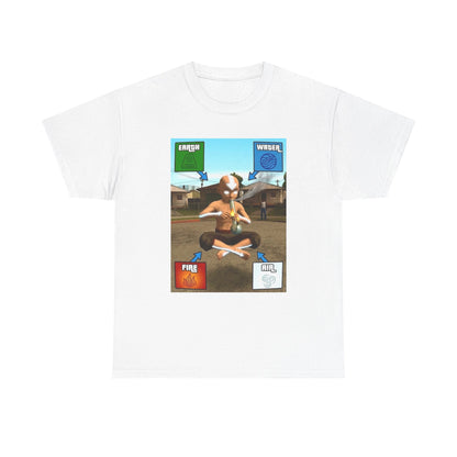 Aang Bending Smoke Elements Tee