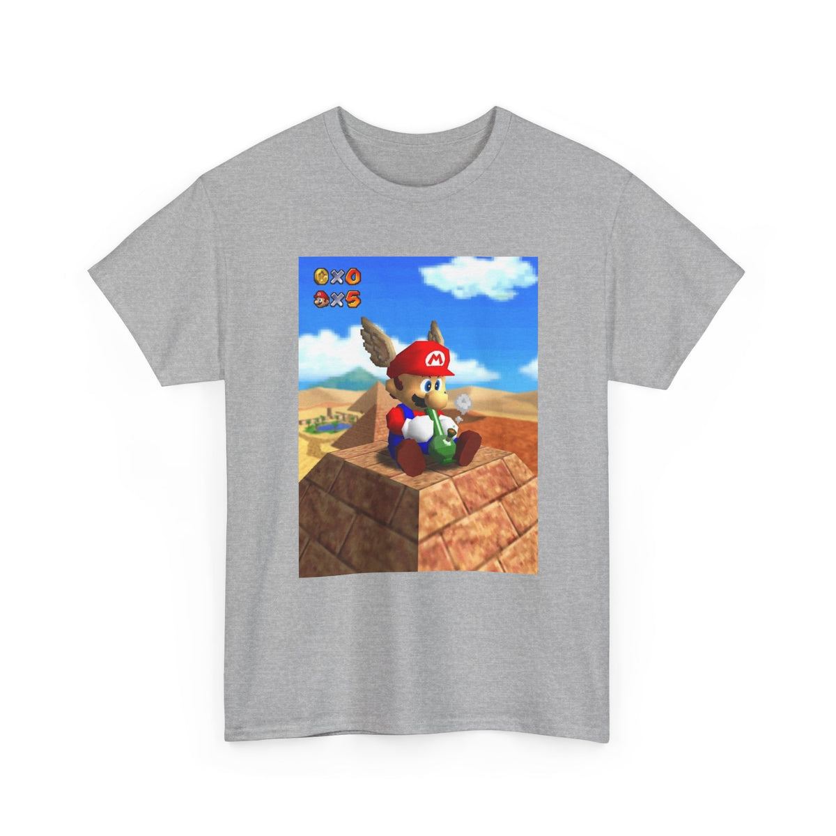 Wing Cap Mario Enjoying The Desert View Tee